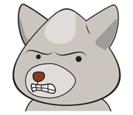 Moki - The Cute Dog sticker #7722729