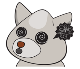 Moki - The Cute Dog sticker #7722730