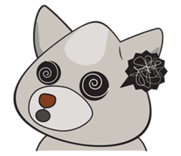 Moki - The Cute Dog sticker #7722730
