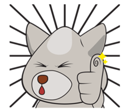 Moki - The Cute Dog sticker #7722731