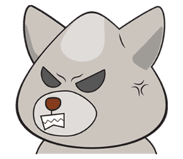 Moki - The Cute Dog sticker #7722734