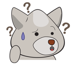 Moki - The Cute Dog sticker #7722740