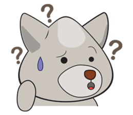 Moki - The Cute Dog sticker #7722740