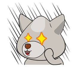 Moki - The Cute Dog sticker #7722741