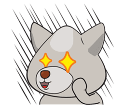 Moki - The Cute Dog sticker #7722741