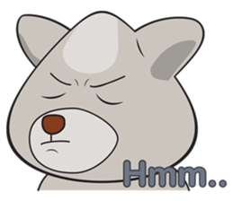 Moki - The Cute Dog sticker #7722742