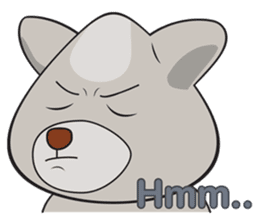 Moki - The Cute Dog sticker #7722742