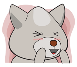 Moki - The Cute Dog sticker #7722743