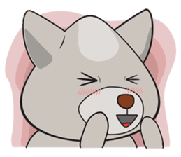 Moki - The Cute Dog sticker #7722743