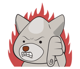 Moki - The Cute Dog sticker #7722744