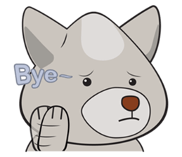 Moki - The Cute Dog sticker #7722745