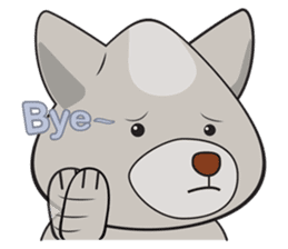Moki - The Cute Dog sticker #7722745