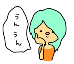 Happy people town sticker #7723271