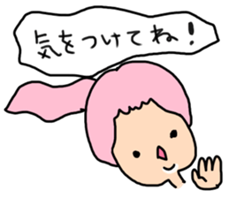 Happy people town sticker #7723295