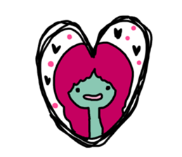 Happy people town sticker #7723306