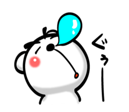 Bear of Eyebrows [Z] 03 sticker #7723308