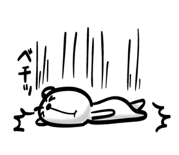 Bear of Eyebrows [Z] 03 sticker #7723313