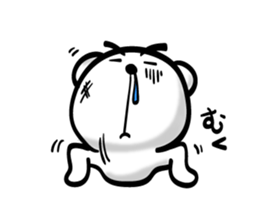 Bear of Eyebrows [Z] 03 sticker #7723314