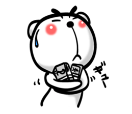 Bear of Eyebrows [Z] 03 sticker #7723320