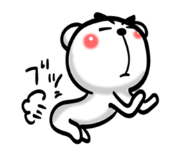 Bear of Eyebrows [Z] 03 sticker #7723342