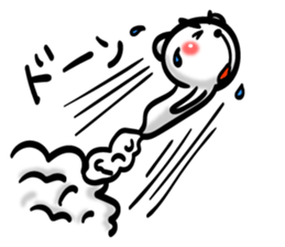 Bear of Eyebrows [Z] 03 sticker #7723347