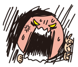 Ikuko during child-rearing 2 sticker #7723581