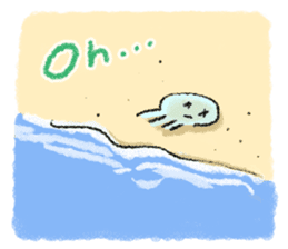 Beleaguered Jellyfish sticker #7723599
