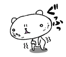 White bear and Black bear story sticker #7723871