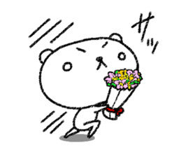 White bear and Black bear story sticker #7723882