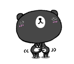 White bear and Black bear story sticker #7723888