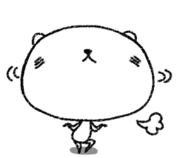 White bear and Black bear story sticker #7723895