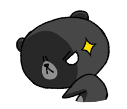 White bear and Black bear story sticker #7723898