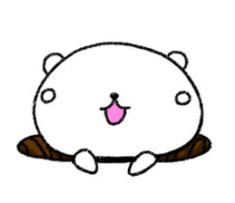 White bear and Black bear story sticker #7723902