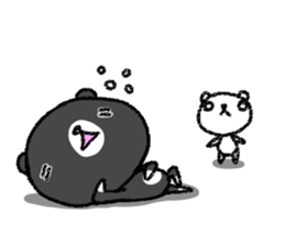 White bear and Black bear story sticker #7723906