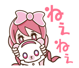 Ribbonsoir Pink sticker #7724752