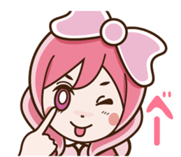 Ribbonsoir Pink sticker #7724771