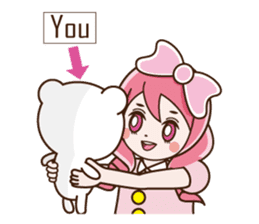 Ribbonsoir Pink sticker #7724772