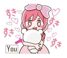 Ribbonsoir Pink sticker #7724773