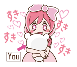 Ribbonsoir Pink sticker #7724773