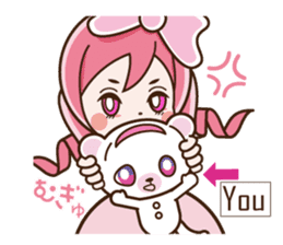 Ribbonsoir Pink sticker #7724774