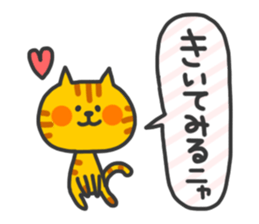 Cat Talk Sticker sticker #7724983