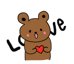 How nice.Sticker of bear sticker #7725051