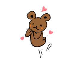 How nice.Sticker of bear sticker #7725065
