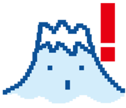 Fujiyama Boy (PIXEL) sticker #7725262