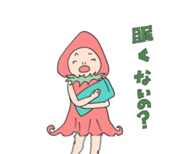 hat strawberries sticker #7725405