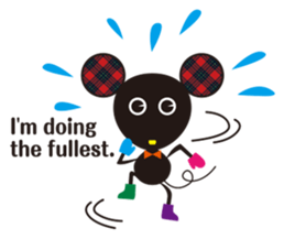 CHU-CHU "I'm doing now" [English] sticker #7725521