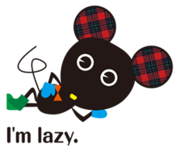 CHU-CHU "I'm doing now" [English] sticker #7725524