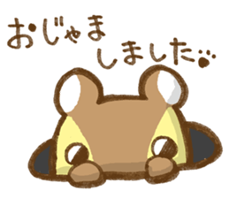 Squirrel's Lee and friends4 sticker #7725829