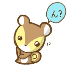 Squirrel's Lee and friends4 sticker #7725834