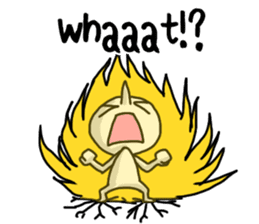 Simple white3_English sticker #7725959